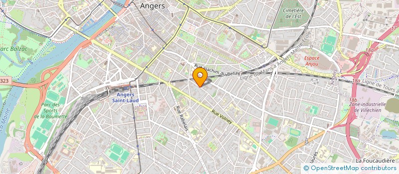localisation de l'entreprise MEDINAT à ANGERS