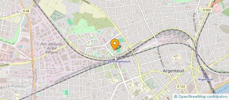 localisation de l'entreprise MEDINE- BOUCHERIE  ARGENTEUIL