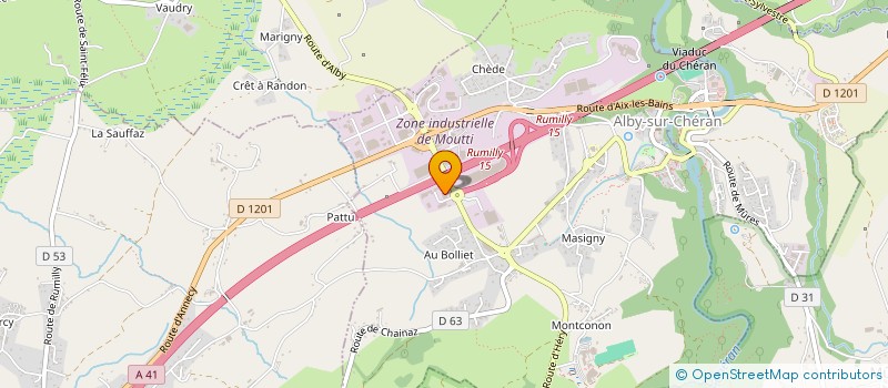 localisation de l'entreprise MEDINENCE à ALBY-SUR-CHERAN