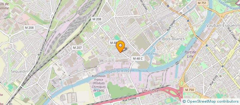 localisation de l'entreprise MEDINOR SAV à LILLE