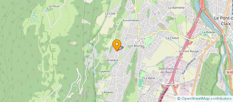 localisation de l'entreprise MEDINOUVEL  CLAIX