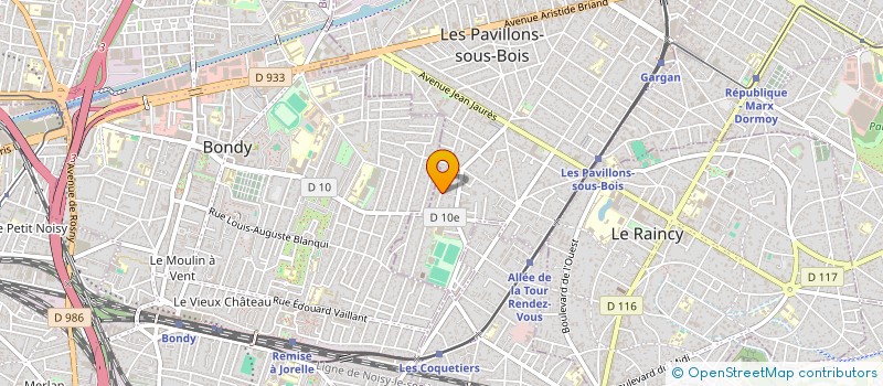 localisation de l'entreprise MEDINVEST à LES PAVILLONS-SOUS-BOIS