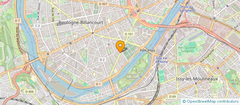 localisation de l'entreprise MEDINVEST CONSULTING  BOULOGNE-BILLANCOURT