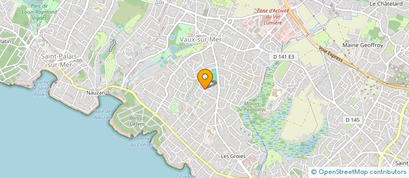 localisation de l'entreprise MEDINVET à VAUX-SUR-MER
