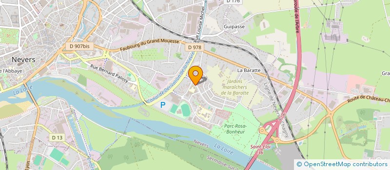localisation de l'entreprise MEDIO à NEVERS