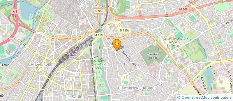 localisation de l'entreprise MEDIOMATRICORUM  METZ