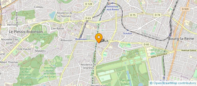 localisation de l'entreprise MEDIONIMMO à SCEAUX