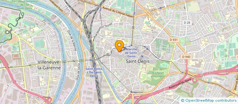 localisation de l'entreprise MEDIPARK à SAINT-DENIS