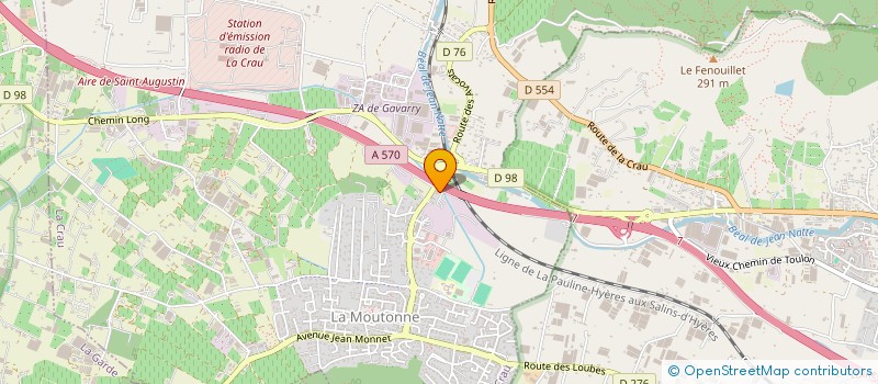 localisation de l'entreprise MEDIPATIO  LA CRAU