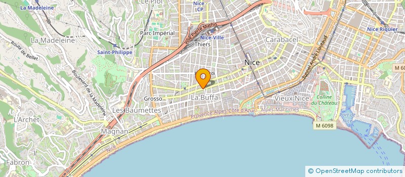 localisation de l'entreprise MEDIPLAST à NICE