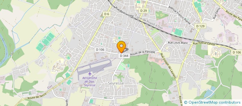 localisation de l'entreprise MEDIPOLE DE L'AERODROME à DAX