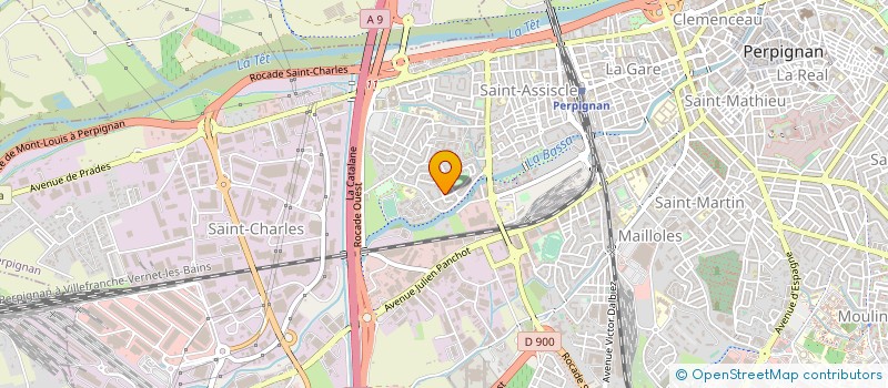 localisation de l'entreprise MEDIPOLE SUD SANTE FINANCE  PERPIGNAN