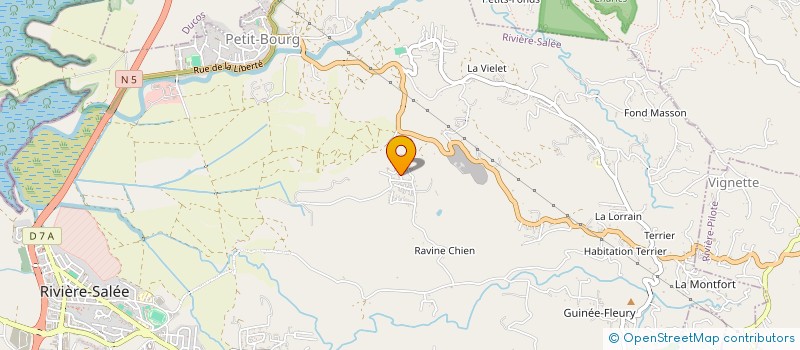 localisation de l'entreprise MEDIPREVE  RIVIERE-SALEE