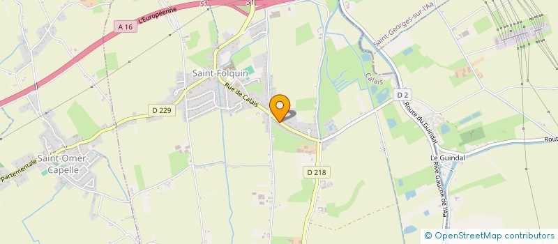 localisation de l'entreprise MEDIPRINT  SAINT-FOLQUIN