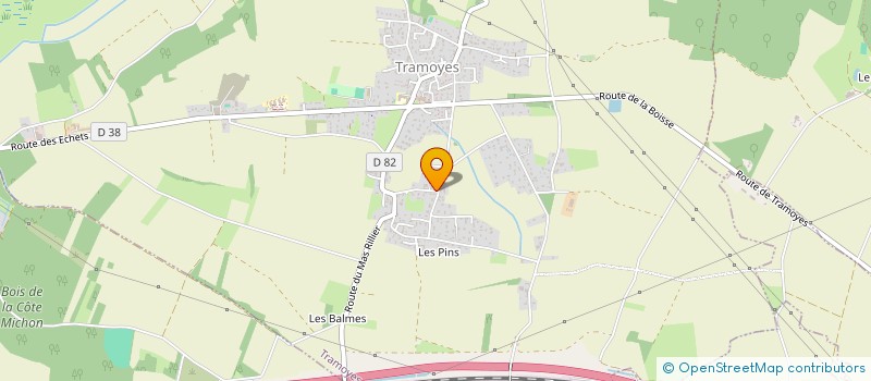 localisation de l'entreprise MEDIPRO AMBULANCE à TRAMOYES
