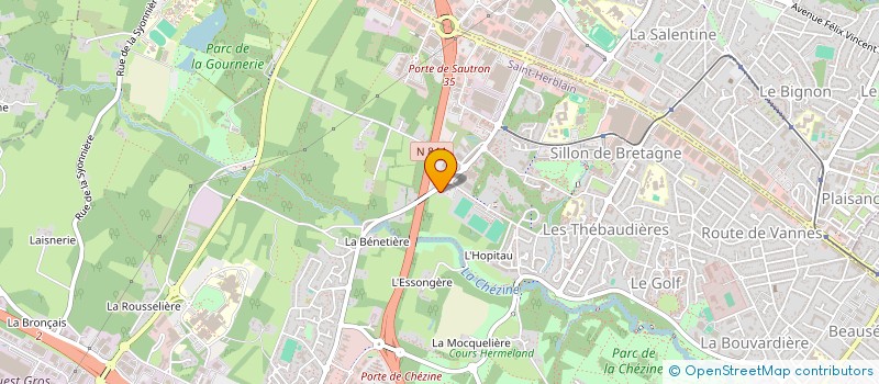 localisation de l'entreprise MEDIQUAL  SAINT-HERBLAIN