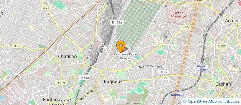 localisation de l'entreprise MEDIRECT à BAGNEUX