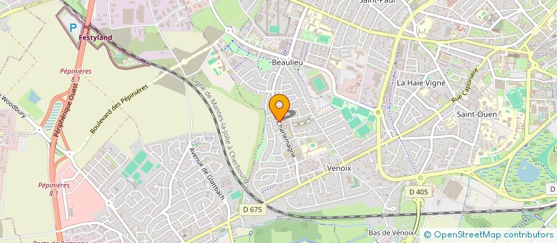 localisation de l'entreprise MEDIROY à CAEN