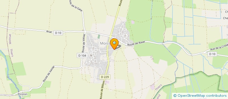 localisation de l'entreprise MEDIS  MOISSAT