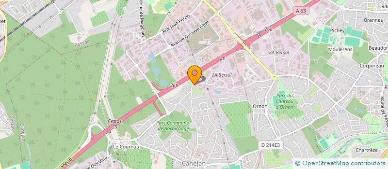 localisation de l'entreprise MEDIS SANTE BORDEAUX à CANEJAN