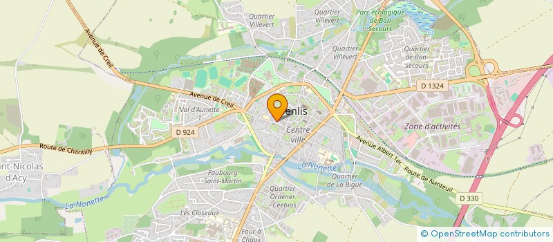 localisation de l'entreprise MEDISANEL à SENLIS