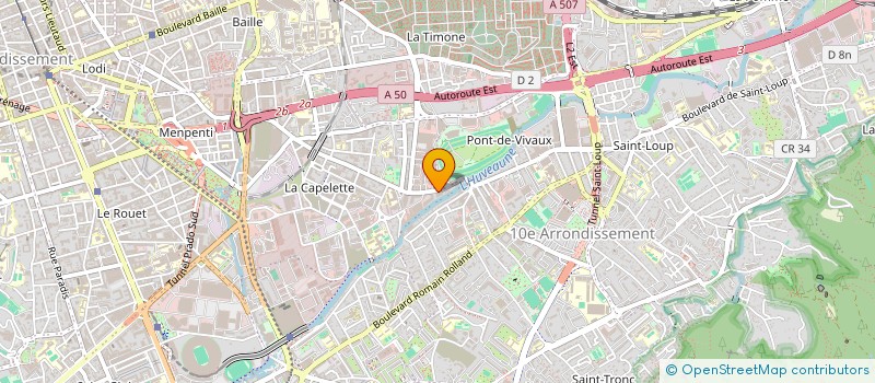 localisation de l'entreprise MEDISANTE NORD (MSN) à MARSEILLE