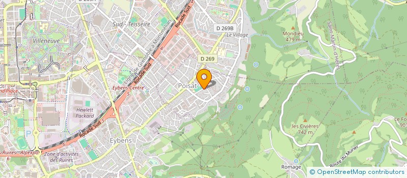localisation de l'entreprise MEDISAULES  POISAT