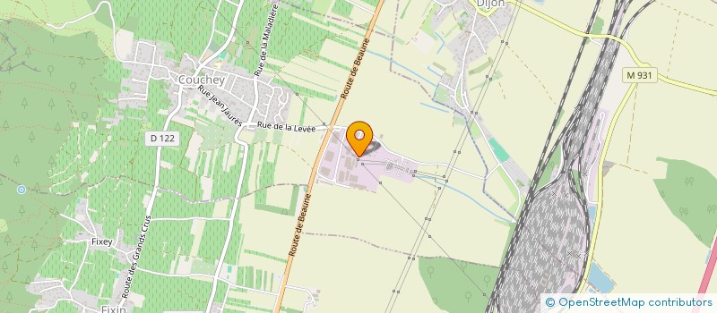 localisation de l'entreprise MEDISCA  COUCHEY