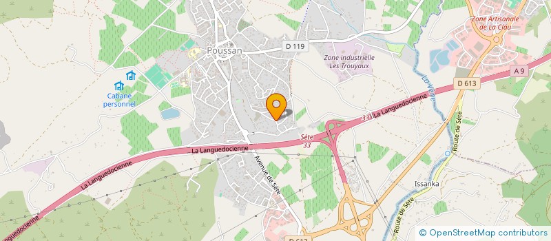 localisation de l'entreprise MEDISERV  POUSSAN