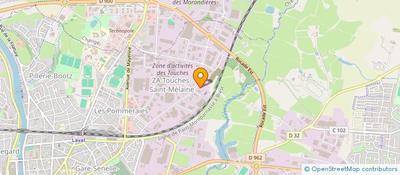 localisation de l'entreprise MEDISOINS à LAVAL