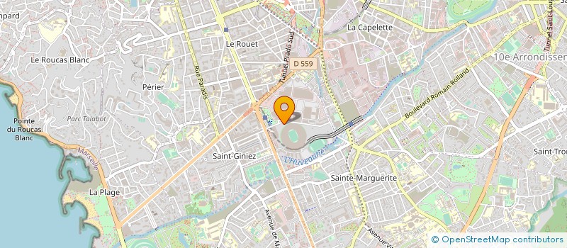 localisation de l'entreprise MEDISPORT CENTER à MARSEILLE
