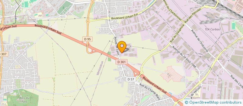 localisation de l'entreprise MEDISTOCK à CORBAS