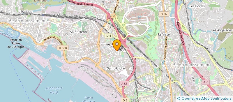 localisation de l'entreprise MEDISTREAM PRODUCTIONS  MARSEILLE