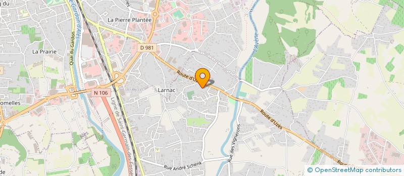 localisation de l'entreprise MEDISUD PHARMADIFFUSION à SAINT-HILAIRE-DE-BRETHMAS