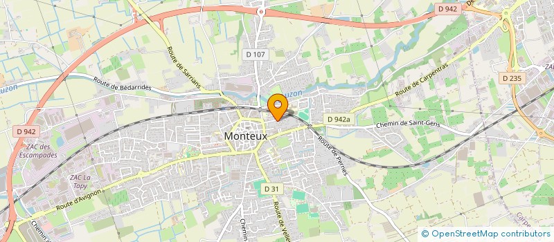 localisation de l'entreprise MEDIT MAREE  MONTEUX