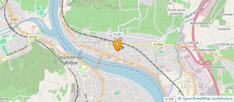 localisation de l'entreprise MEDITAIN  TAIN-L'HERMITAGE