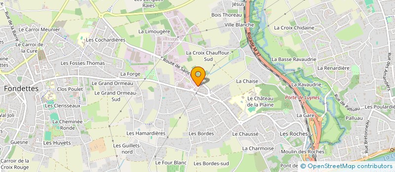 localisation de l'entreprise MEDITALIS IMMO à FONDETTES