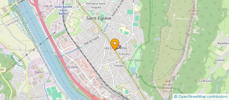 localisation de l'entreprise MEDITATION & CIE  SAINT-EGREVE