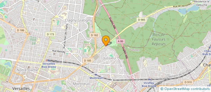 localisation de l'entreprise MEDITECH ACCESS à VERSAILLES
