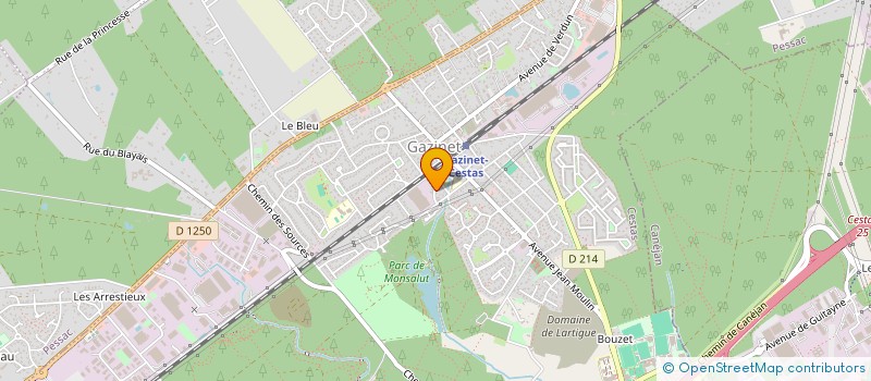 localisation de l'entreprise MEDITEK à CANEJAN