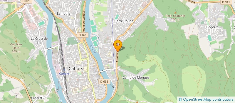 localisation de l'entreprise MEDITERANNEE 46  CAHORS