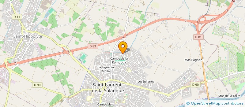 localisation de l'entreprise MEDITERENO  SAINT-LAURENT-DE-LA-SALANQUE