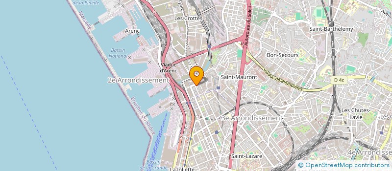 localisation de l'entreprise MEDITERRACTION à MARSEILLE