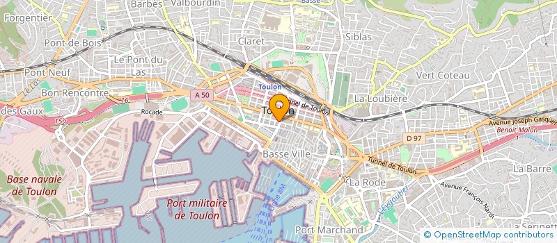 localisation de l'entreprise MEDITERRANEAN MAINTENANCE FORUM (2MF)  TOULON