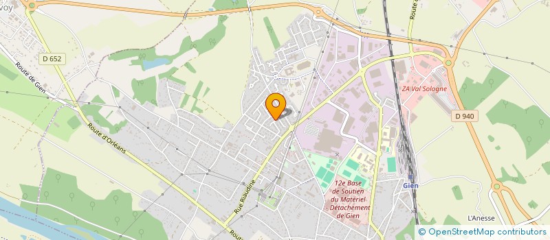 localisation de l'entreprise MEDITERRANEE  GIEN
