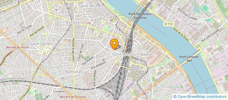 localisation de l'entreprise MEDITERRANEE  BORDEAUX