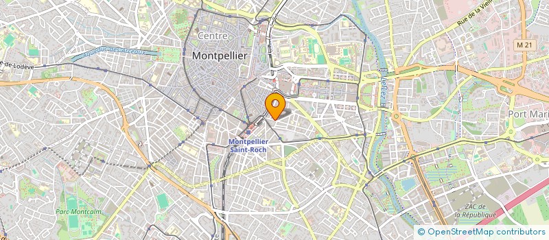 localisation de l'entreprise MEDITERRANEE à MONTPELLIER