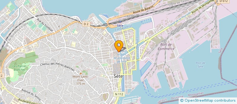 localisation de l'entreprise MEDITERRANEE AUTOMOBILE à SETE