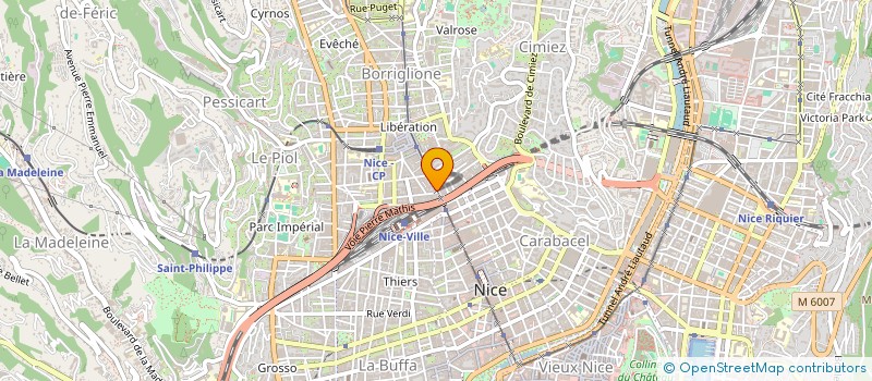 localisation de l'entreprise MEDITERRANEE AZUR COACHING CONSULTING MACC à NICE