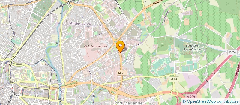 localisation de l'entreprise MEDITERRANEE CONSTRUCTION à MONTPELLIER